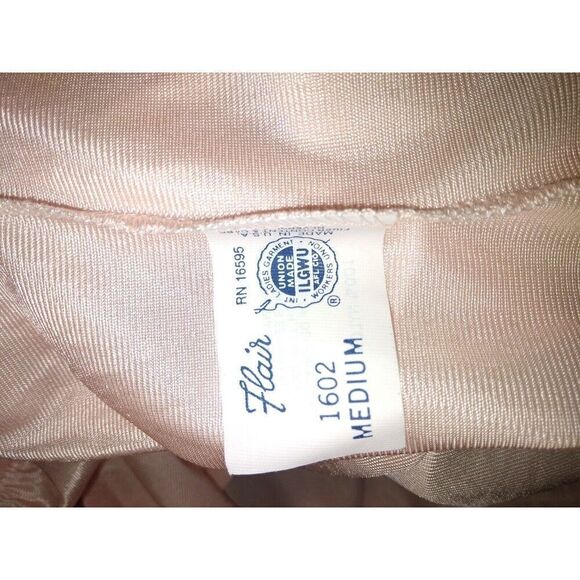 Vintage Flair Women’s Medium Peach Robe House Coat Retro Union Made In USA READ - Picture 7 of 8